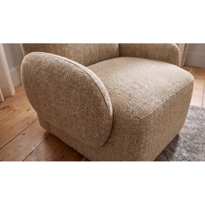 Upholstered Swivel Accent Chair