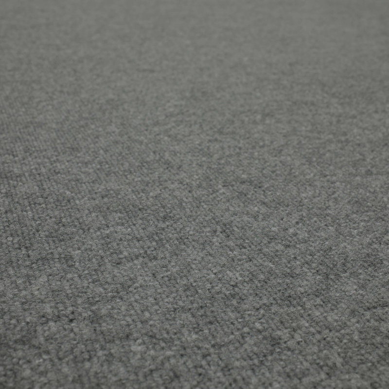 Mohawk Home Spectrum Crosshatch Needle Punch Solid Fog Gray Color Rug