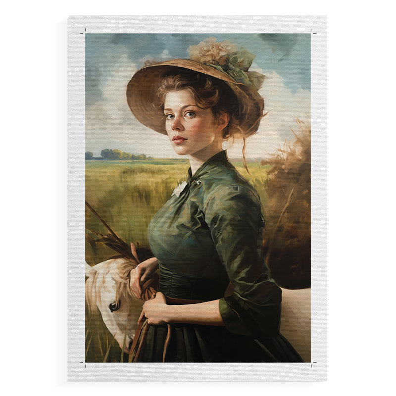 WOMEN Series cmxxi - reproduction sur toile de qualité supérieure seulement - non encadrée - prête à être accrochée