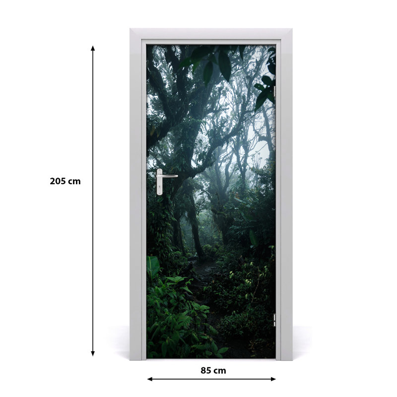 Rainforest Door Decal