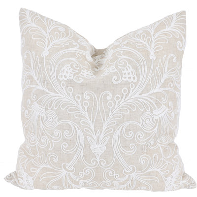  Jacquard Crewel Throw Pillow