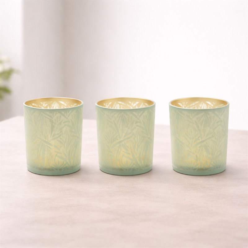 Tropical Patterned Votive Holder