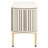 Cardine 4-Door Oval TV Stand with Fluted Detailing-2104295518