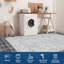 Grand tapis de ferme moderne à carreaux antidérapants lavables antidérapants-457167464