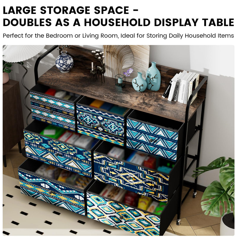 7 Drawer Storage Drawer