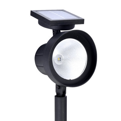 Matte Black Solar Powered Integrated LED