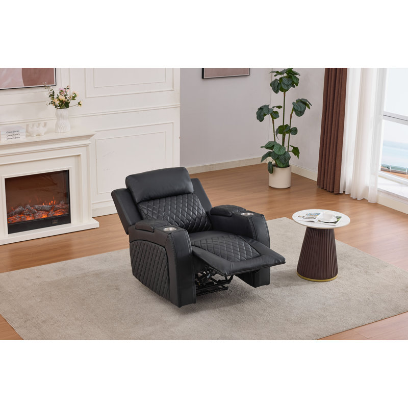 Fauteuil inclinable électrique Gainey, Noir