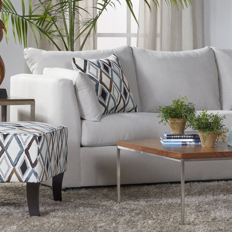 Canapé modulaire 3 pièces 3 pièces, Polyester Robin coquille d'œuf