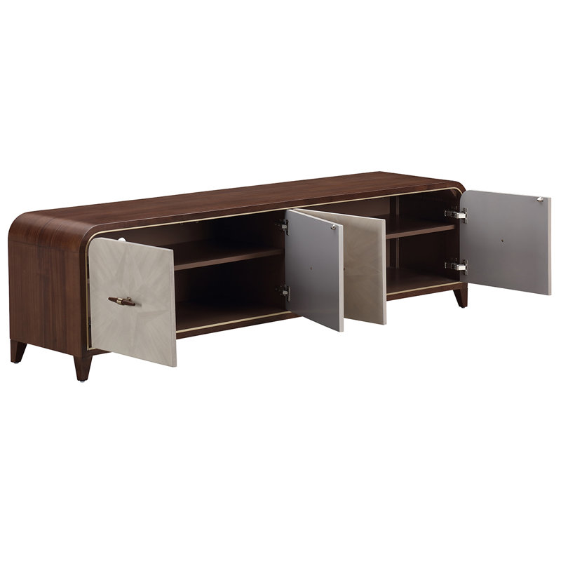 Cabinet média Houston - Noyer