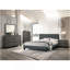 Modern 1Pc Queen Size Bed Charcoal Polyfiber Tufted Headboard Platform Bedframe Bedroom Furniture-1403274665-1403274664