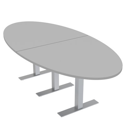 Conference Table with T-Shaped Bases