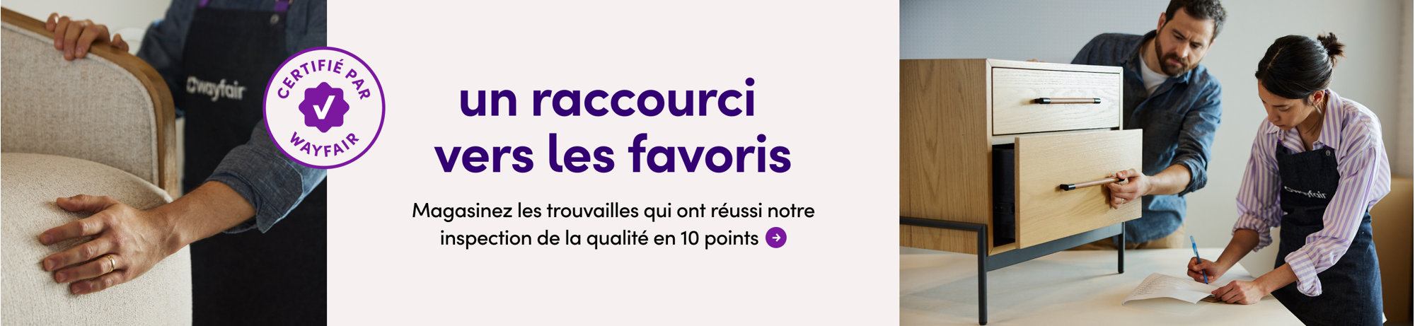 Un raccourci vers les favoris. Magasinez les trouvailles qui ont réussi notre inspection de la qualité en 10 points.