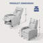 Canapé inclinable ajustable pour fauteuil de cinéma-381378235