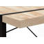 Bureau d'ordinateur contemporain 48 "- Stratifié naturel et métal noir | Idée cadeau-1327268243