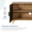 Meuble télé avec cadre en bois sculpté-129230490