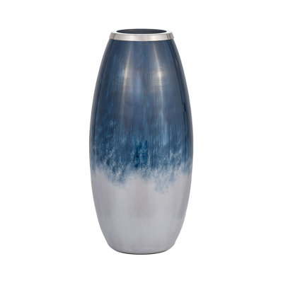 Vase décoratif en verre et aluminium Patoma Modern