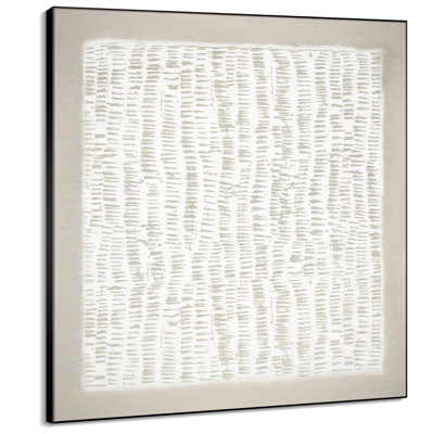 Très grande reproduction d'art sur toile - Neutre, abstrait, dessin au trait, illustrations, décoration pour le salon ou la chambre à coucher