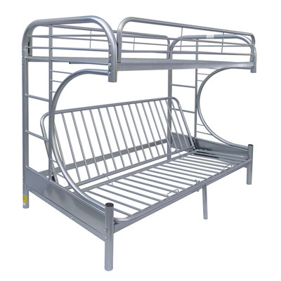 Alycea Futon Bunk Bed with Built-in Ladders