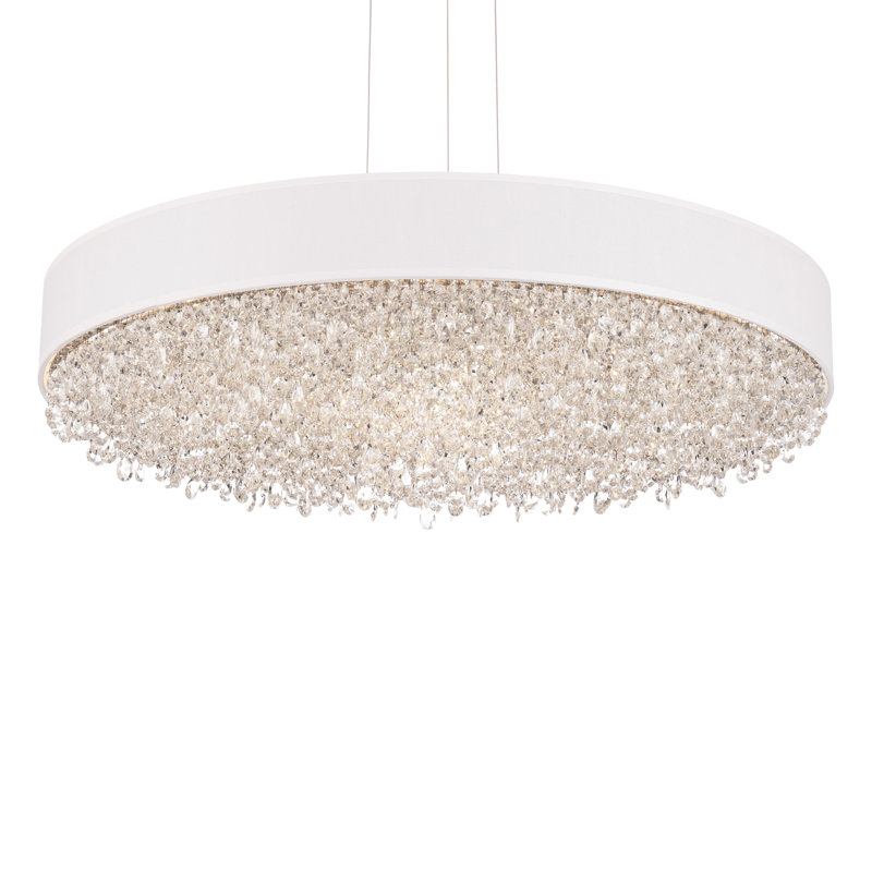 Eclyptix 1 - Light LED Chandelier, White