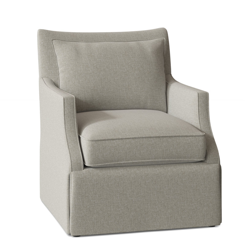 Holly Upholstered Armchair, Alabaster (3157 73), Swivel