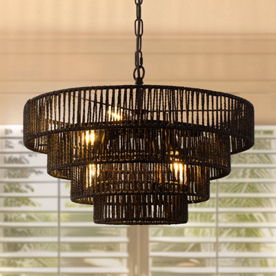 Lustre tambour 6 lumières Kavik