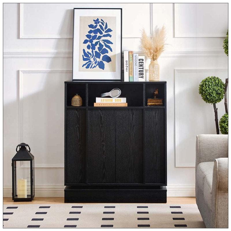 Buffet avec rangement, Black