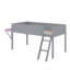 Lit mezzanine avec bureau et DEL Gaming-609033205