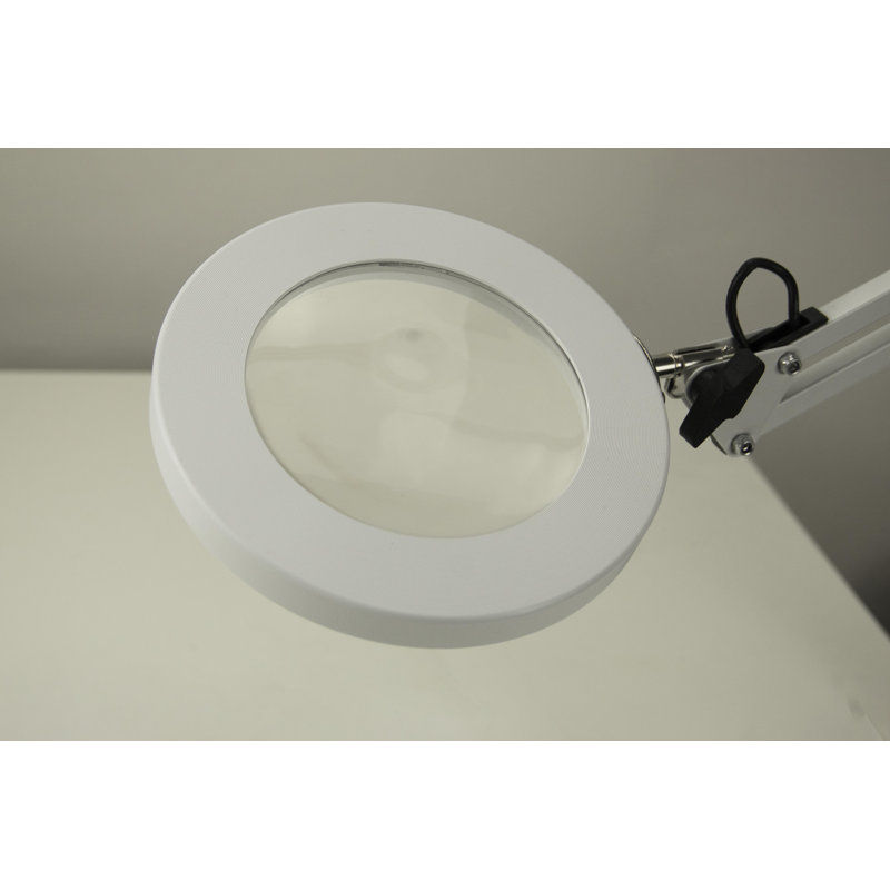 Adley Metal Clip On Lamp, White