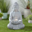 Polystone Buddha Water Feature with LED Light