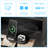Lighted Vanity Table - 3-Color Dimmable Touch Mirror, Glass Top, 2 Drawers-1037692344