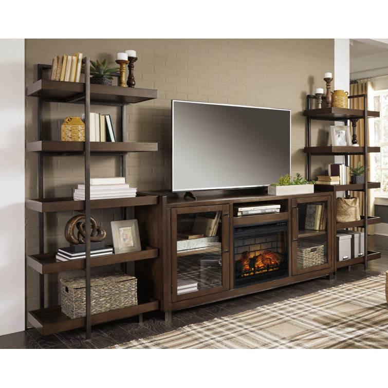 Anabelle Entertainment Center for TVs up to 70" with Electric Fireplace Included