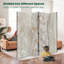 Paravent 4 panneaux à cloison pliable Royal Elegant Beige White Marble Natural-134499819-134499820