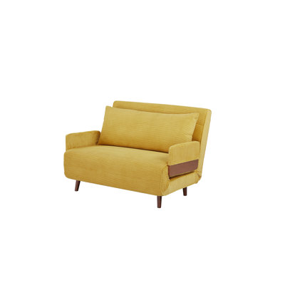Sven Sofa Bed– 3 in 1 Upholstered Accent Chair Bed-Convertible Sleeper Sofa Chair