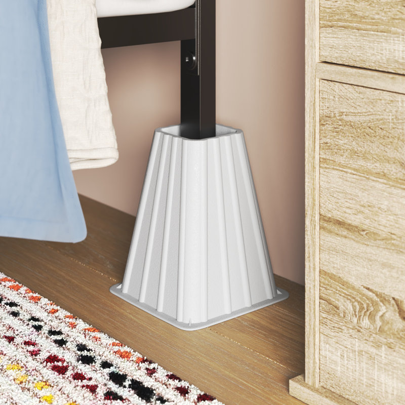 Buser 8'' Bed Risers, Ivory