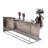 Gallo Tabletop Wine Bottle Rack in Silver