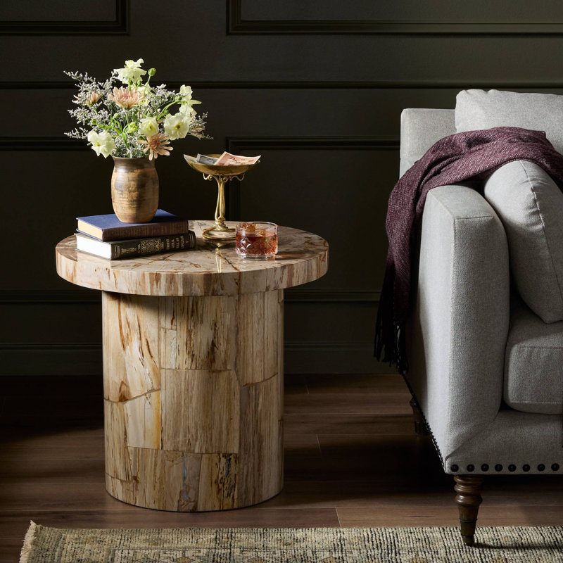 AIDA Solid Wood End Table