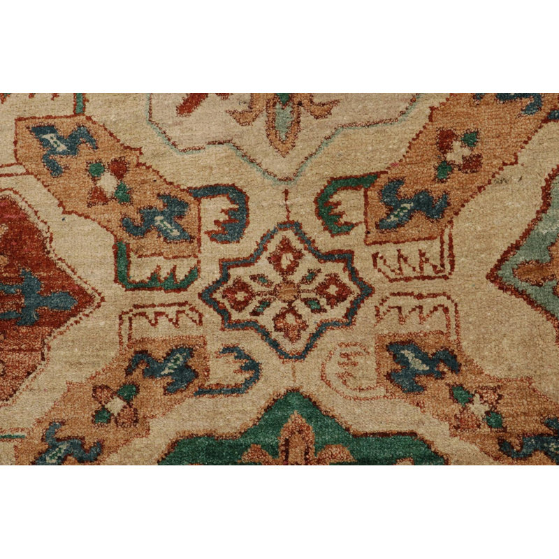 Distressed Homage Handmade Kilim Silk Geometric Area Rug, Rectangle 12' x 15'