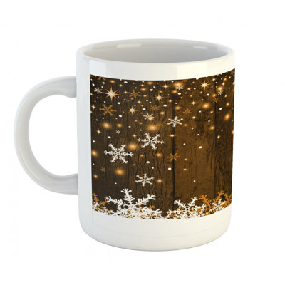 Grande tasse à café flocons