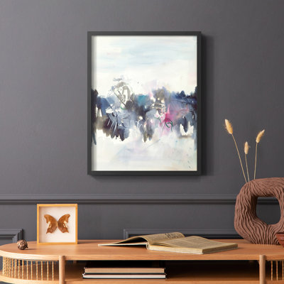 Oiseaux II, reproduction encadrée - bois massif