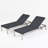 Caggiano Outdoor Metal Chaise Lounge Set