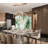 Transitional 3 Light Gold LED Crystal Chandelier