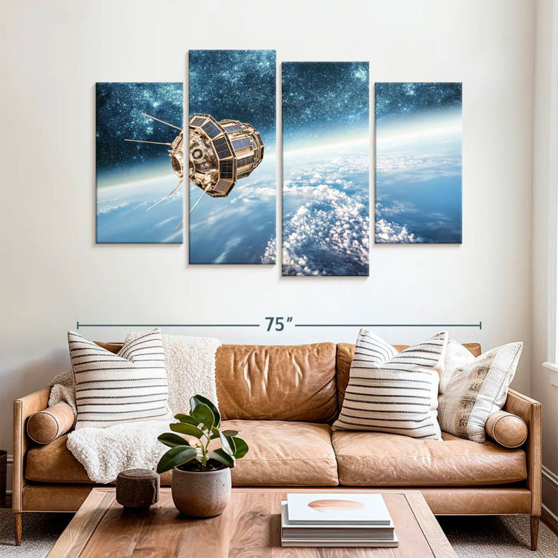 Oberle Outer Space Satellite, 42"H x 68"W