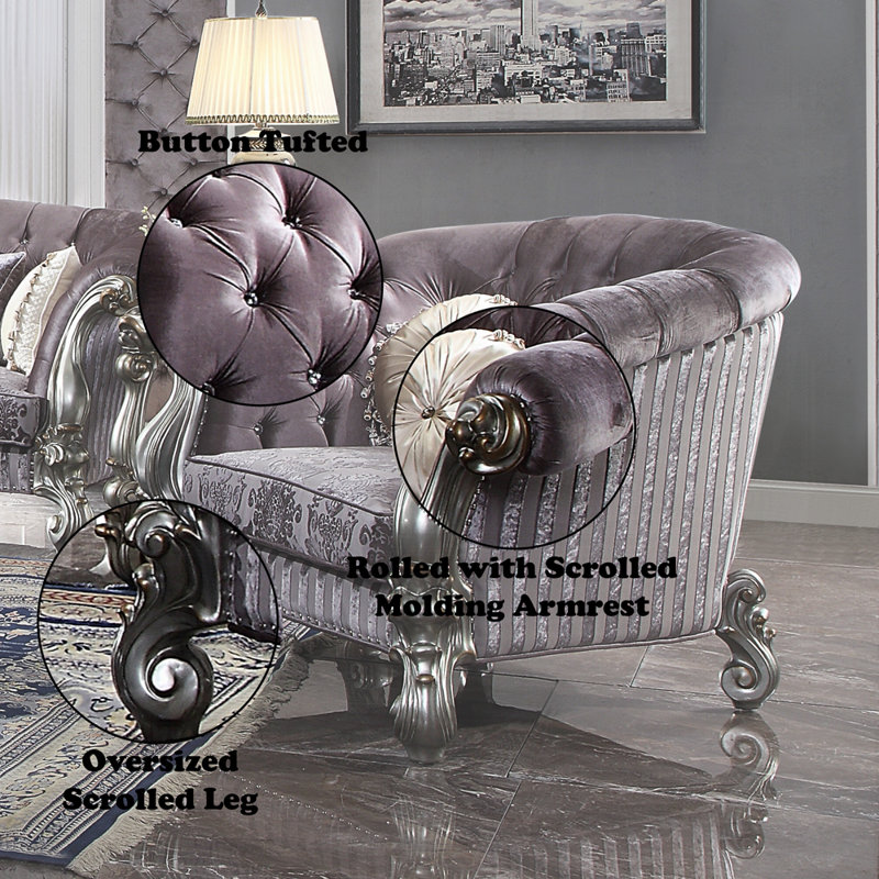 Chaise Versailles avec 2 coussins