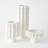 Frilled Bowl-Matte White