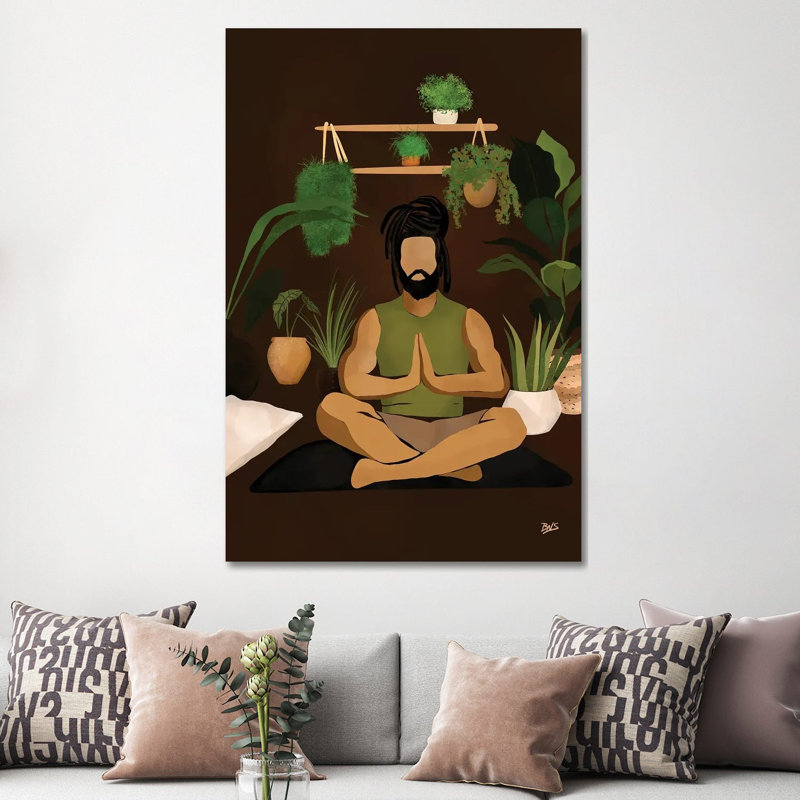 Centered I by Bria Nicole - Print on Canvas, 66.04 cm H x 45.72 cm W x 3.175 cm D, Wrapped Canvas