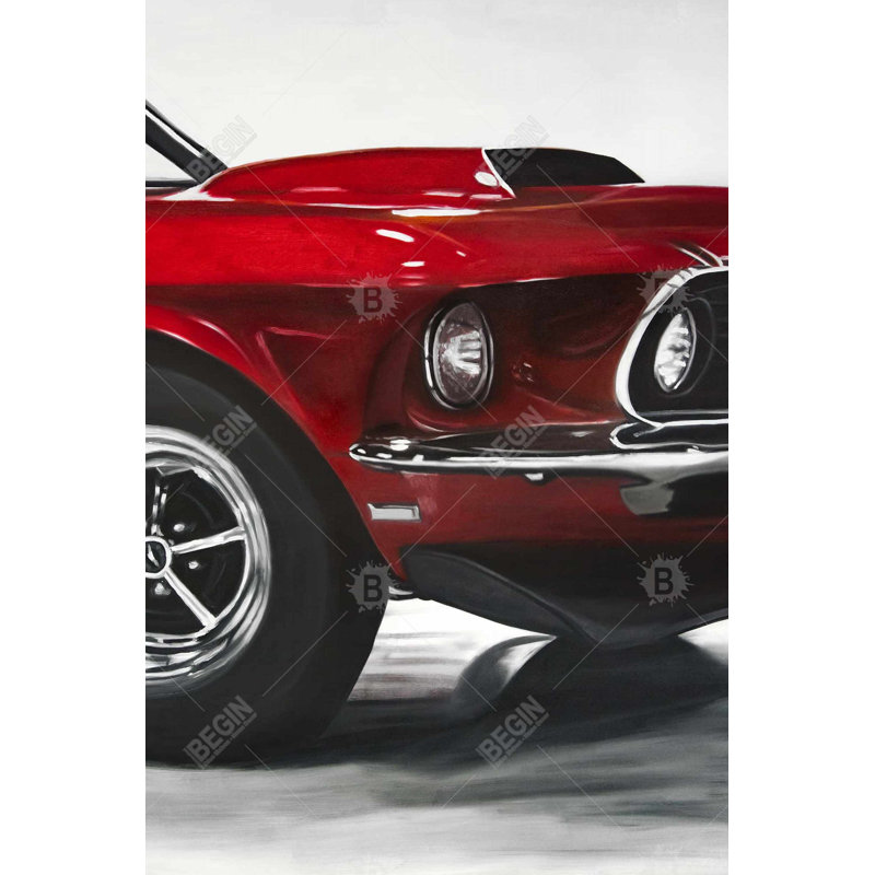 " Classic Red Car "