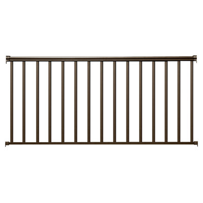 Ensemble de garde-corps en aluminium gris anthracite l 6 pi x H 36 po ModVue