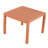 Polypropylene 2 Furniture With 1 Chair And Coffee Table, Apricot Brown, , Breathable Design, For Indoor Outdoor Use In Small Spaces Polypropylene, , Chair, Slatted Poolside, Balcony-1544055053