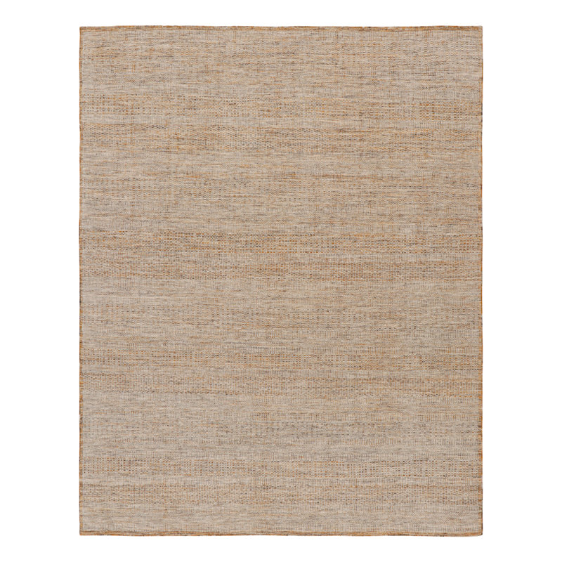 Hand Woven Kilim Wool Geometric Area Rug, Rectangle 6' x 8'