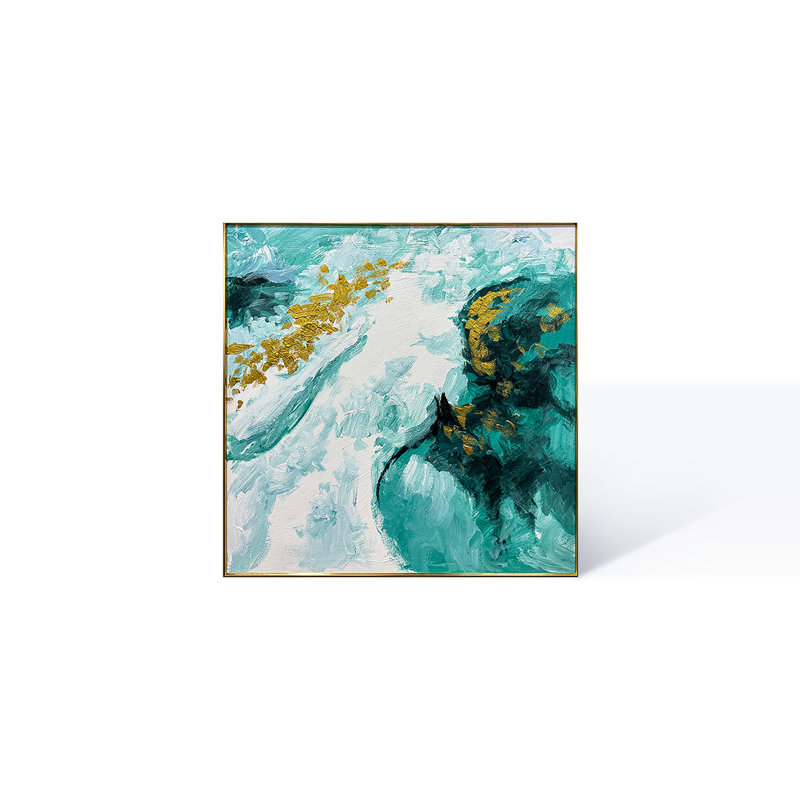 Krins Coastal Breeze Oil - Single Picture Frame Square Painting